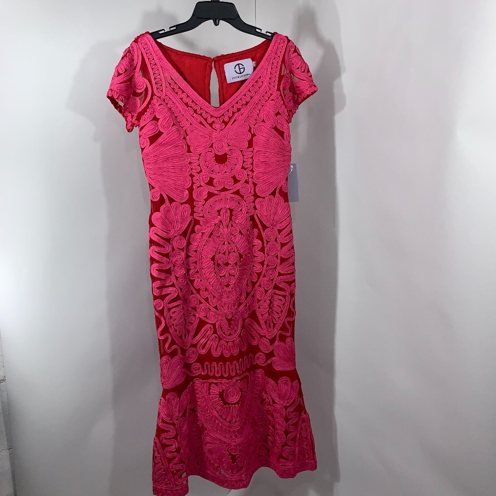 JS Collections SHORT SLEEVE MINI DRESS